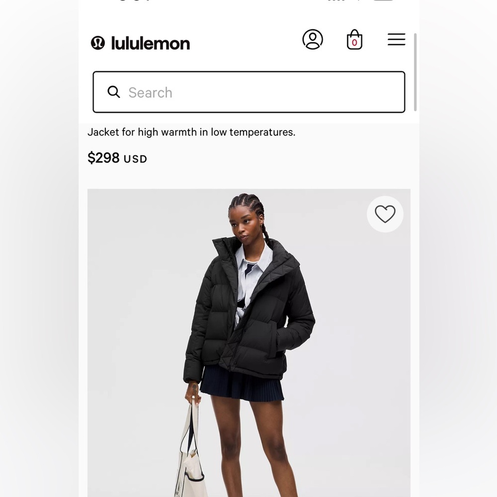 Lululemon puffer